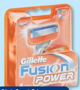 Gillette Fusion 4 Power Blades-per Pack