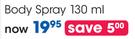 24 Seven Body Spray-130ml Each