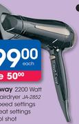 Safeway 2200 Watt DC Hairdryer JA-2852