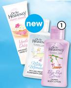 Oh So Heavenly Hand Cream 25ml/Body Lotion/Foam Bath Or Body Wash 90ml-Each