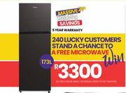 Midea 173L Net Graphite Fridge BCD166HD-216FN 20-585