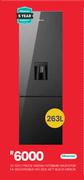 Hisense 263L Nett Black Mirror Fridge H370BMIB-WD/H370B-MI-WD/H360BMI-WD 20-520