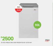 Univa 110L Net UC125 WHT Deep Fridge/Freezer 20-553