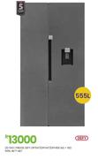 Defy 555L Nett Met SxS + WD Fridge DFF547/DFF447/DFF458 20-543