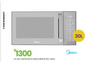 0Midea 30L Mirror Microwave EM30 24-243