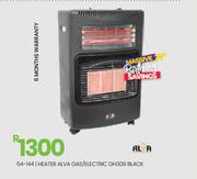 Alva Black Gas/Electric Heater GH309 54-144