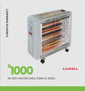 Luxell 6 Bar Heater LX-2000J 54-003