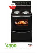 Univa 4 Plate + Utility Draw U116B BLK Stove 21-476