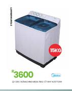 Midea 15Kg T/T WHT W/Machine KL15TTG1W 22-336