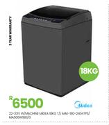 Midea 18Kg T/L W/Machine MAE-180-2404TPS/MA500W180/G