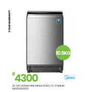 Midea 10.5Kg T/L Titanium W/Machine MA200W105/G 22-341