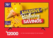 Hisense 75" UHD 4K Smart Television 23-760