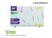 Toshiba 55" UHD HDR 4K Television 23-804