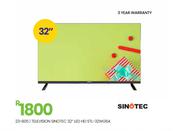 Sinotec 32" LED HD Television STL-32WG6A 23-805