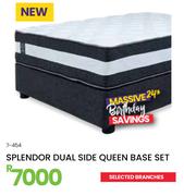 Splendor Dual Side Queen Base Set 7-454