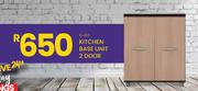 2 Door Unit Kitchen Base 10-163