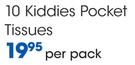 Clicks 10's Kiddies Pocket Tissues-Per Pack