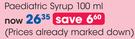 Panado Paediatric Syrup-100ml