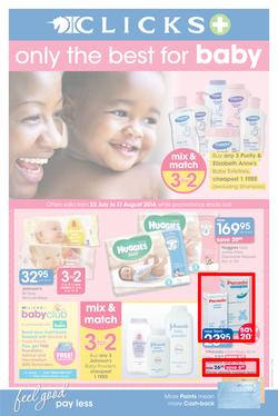 Clicks : Only The Best For Baby (22 Jul - 17 Aug 2014), page 1