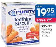 Purity Teething Biscuits-150g Per Box