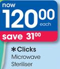 Clicks Microwave Steriliser