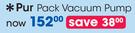 Pur Pack Vacuum Pump