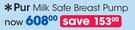 Pur Milk Safe Breast Pump