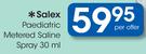 Salex Paediatric Metered Saline Spray-30ml
