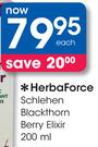 Herbaforce Schlehen Blackthorn Berry Elixir-200ml