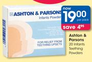 Ashton & Parsons 20 Infants Teething Powders-Per Pack
