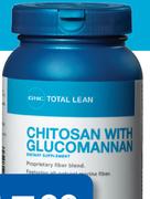 GNC Total Lean Chitosan With Glucomannan 120 Capsules-Per Pack
