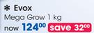 Evox Mega Grow-1Kg