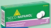Adco-Napamol 20 Tablets-Per Pack
