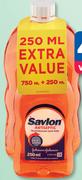 Savlon Value Pack Antiseptic Liquid-750+250ml-Per Offer