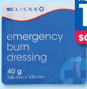 Clicks Emergency Burn Dressing-40g