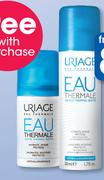 Uriage Thermal Spa Water 50ml+ Free 25ml Thermal Water-Per Offer