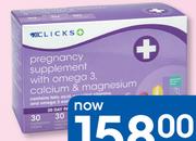 Clicks Pregnancy Supplement With Omega 3,Calcium And Magnesium-Per pack