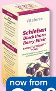 Vita Force Schlehen Blackthorn Berry Elixir-500ml Each