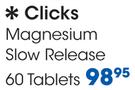 Clicks Magnesium Slow Release 60 Tablets-Per Pack