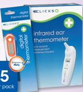 Clicks Infrared Ear Thermometer