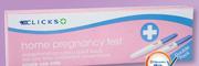 Clicks Home Pregnancy Test Double Pack-For 2