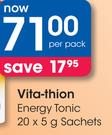 Vita-Thion Energy Tonic-20x5g Sachets