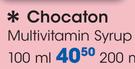 Chocaton Multivitamin Syrup-100ml