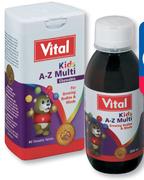 Vital Kids A-Z Multivitamin Syrup-200ml Or 60 Chews