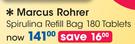 Marcus Rohrer Spirulina Refill Bag-180 Tablets