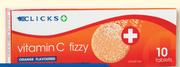 Clicks Vitamin C Fizzy 10 Effervescent Tablets-2's