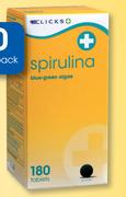 Clicks Spiruline-180 Tablets