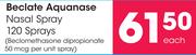 Beclate Aquanase Nasal Spray 120 Sprays