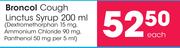 Broncol Cough Linctus Syrup-200ml