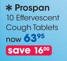 Prospan 10 Effervescent Cough Tablets